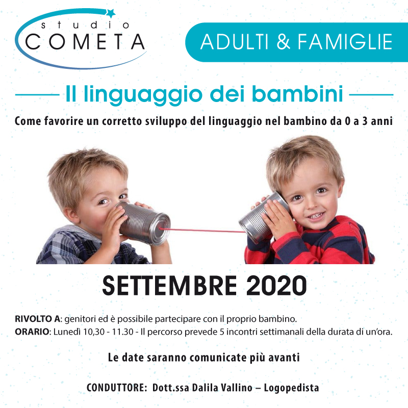 Il linguaggio dei bambini